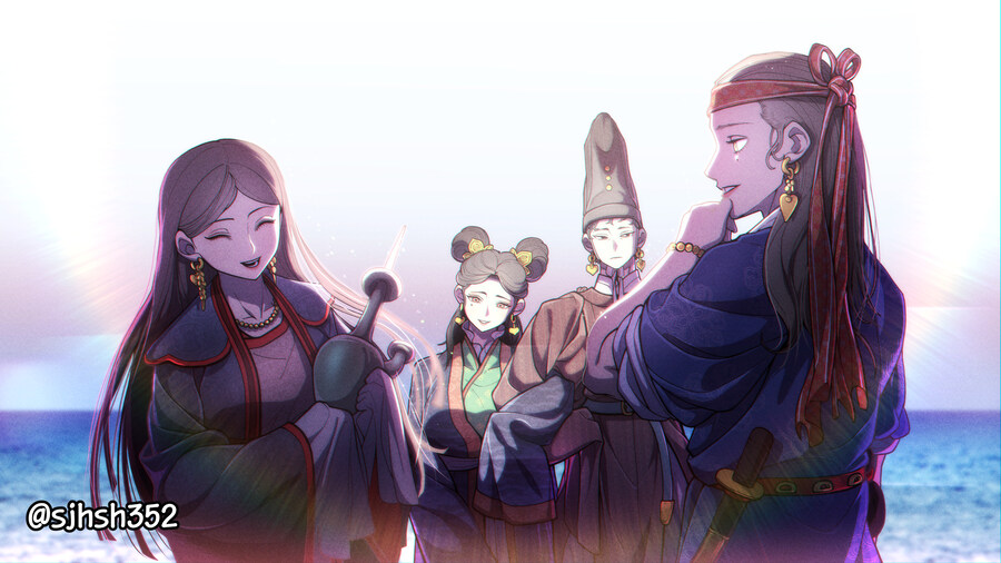 (한복) 후삼국시대 복식을 그려봄_1.jpg