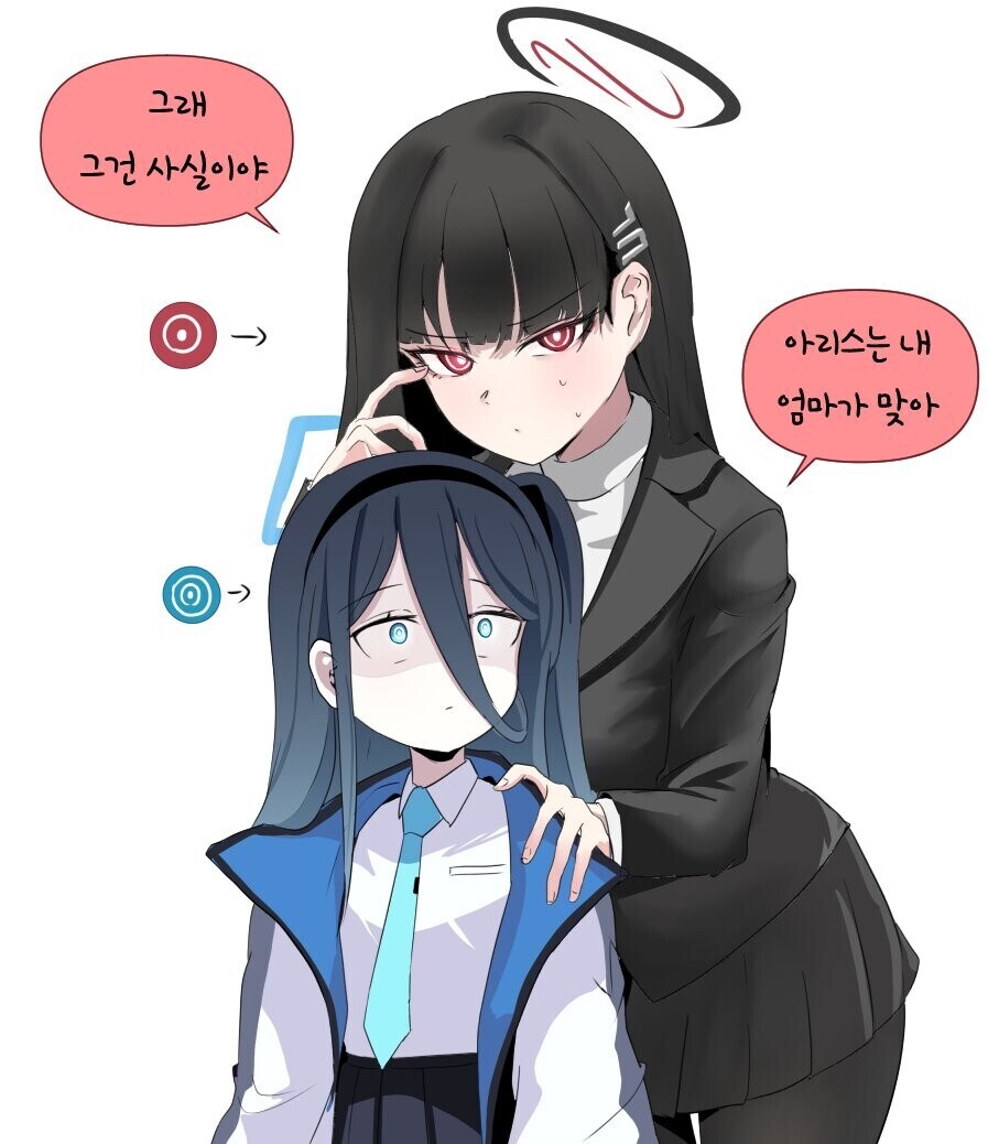 블루아카) 얘네 둘이 엄마와 딸이야??_1.jpg