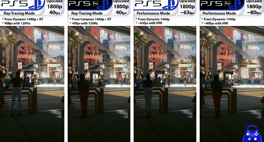 사이버펑크 2077 2.3 패치 PS5 Pro VRR모드 프레임_1.jpg