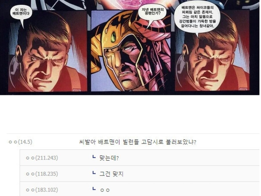 배트맨에 대한 모욕을 참을 수 없던 어느 팬의 일갈_1.jpg