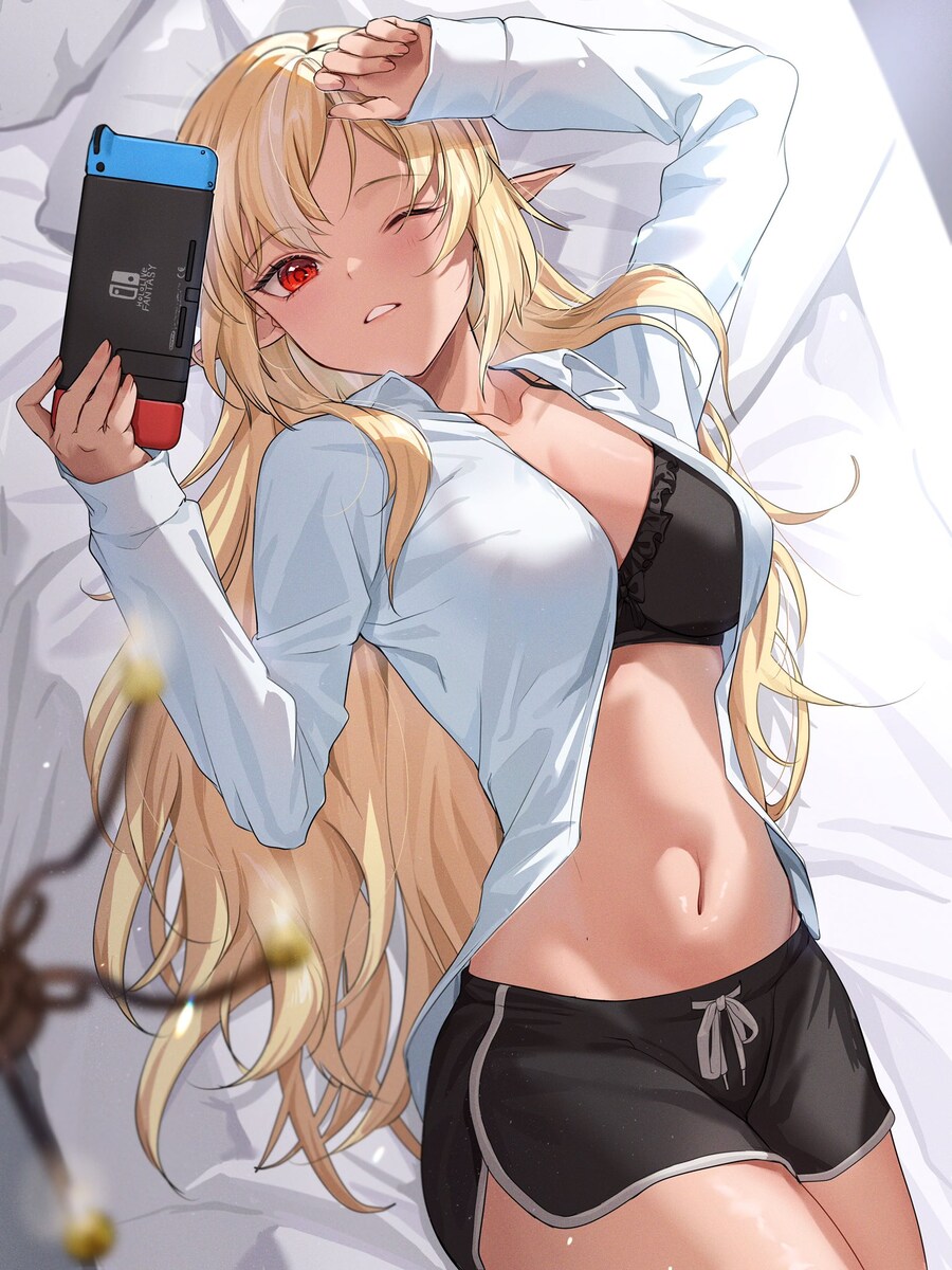 버튜버) 침대위의 후레아_1.jpg