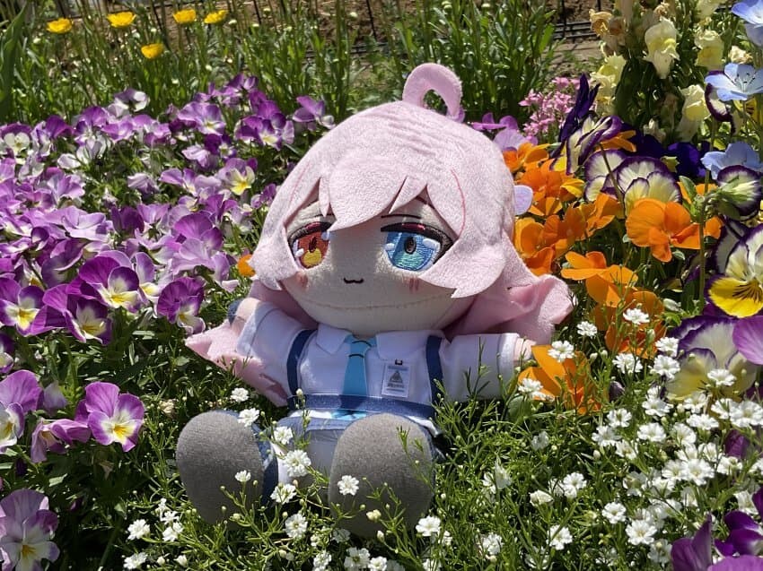 블루아카)꽃밭에 들어간 청초한 호시노..!_1.jpg