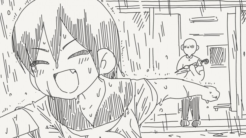 우산을 빌려주는 여학생.manga_6.png