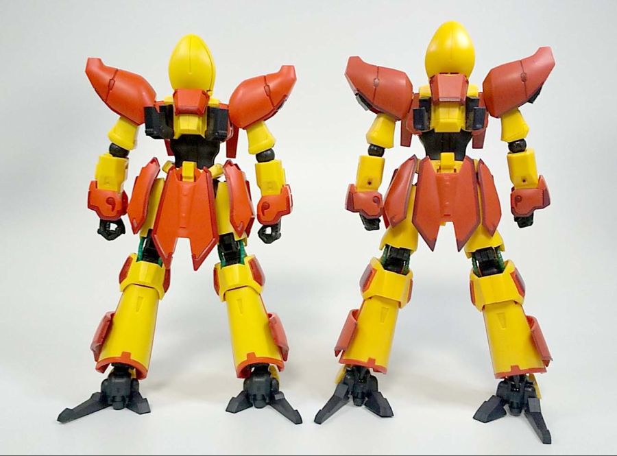 HG 1/144 칼바리 템플 헬미네 가조립 + 비교 사진_15.jpg