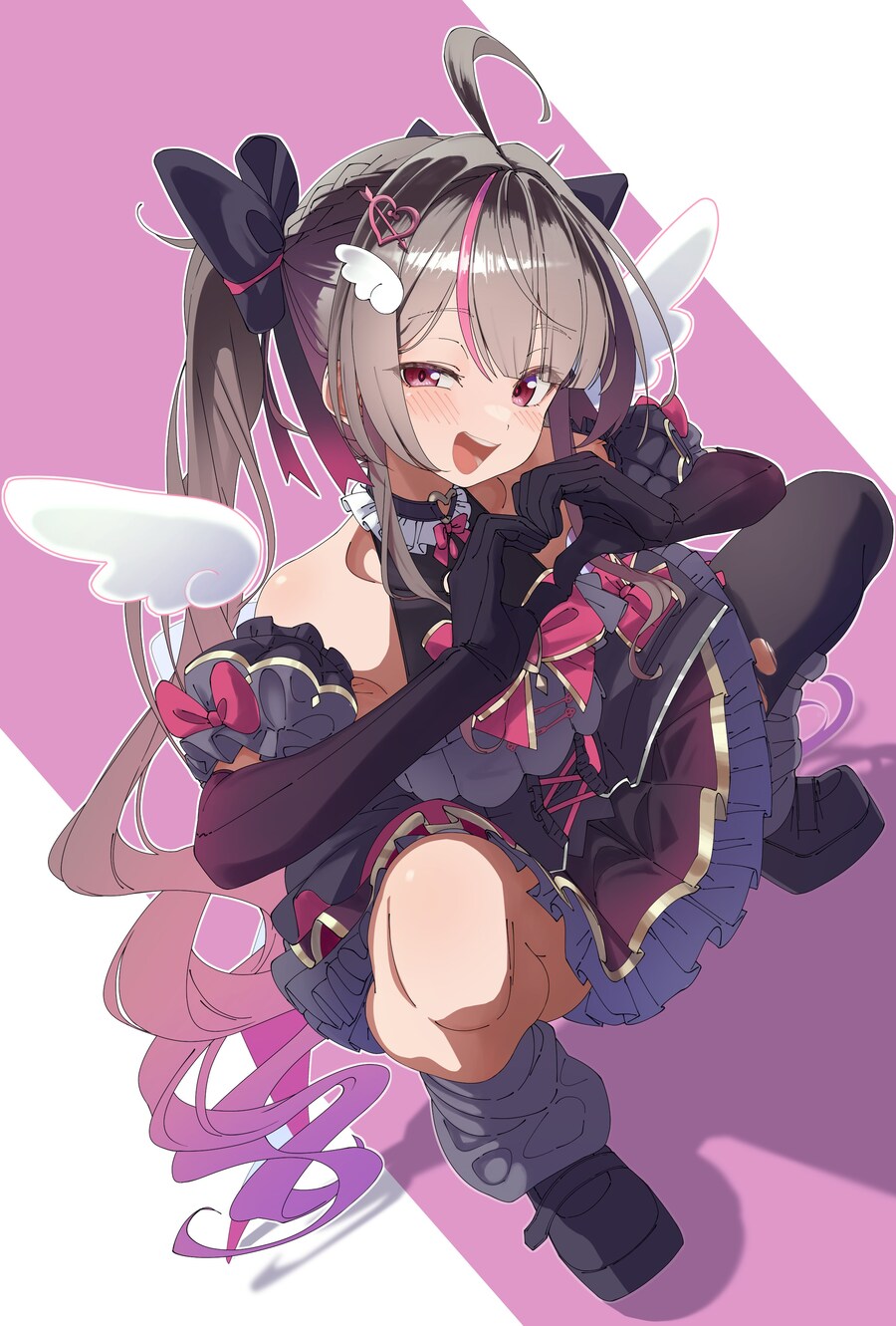 버튜버)마법소녀 마츠리의 손가락 하트_1.jpg