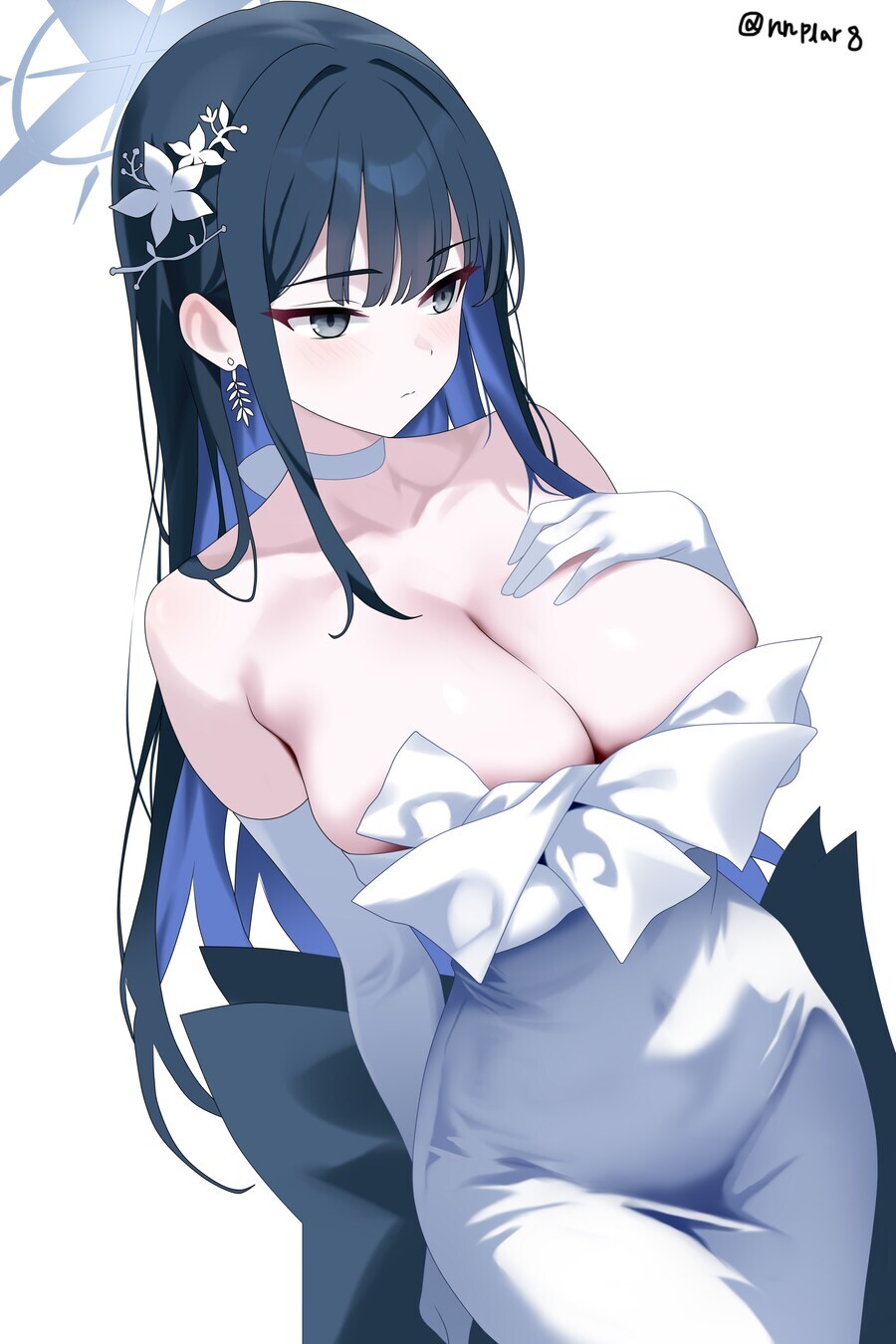 블루아카)드레스 사오리 코스프레.jpg_2.jpg