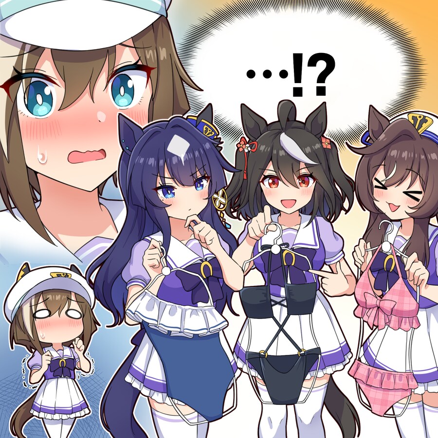 말딸)[그림]수영복 파카라이브 인선 발표 후 슈밧치주변에서 행해지는 이상한회의_1.png