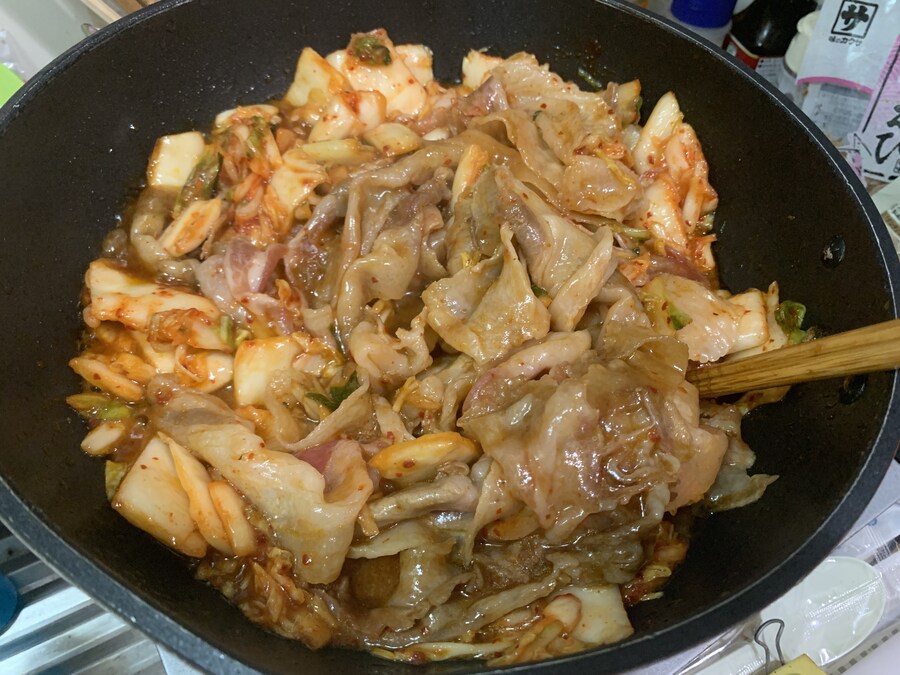 삼겹살 두부김치, 야키소바_2.jpg