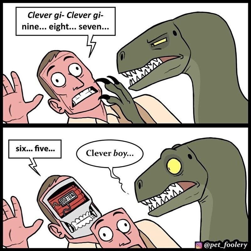 쥬라기공원) Clever Girl vs Clever Boy_3.jpg
