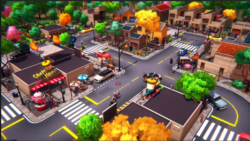 유니티)이번주 무료에셋(~8/7) 카툰풍 도시 모델_1.png