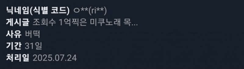 디시에서 한 사람이 31일 차단을 당한 사유_1.png