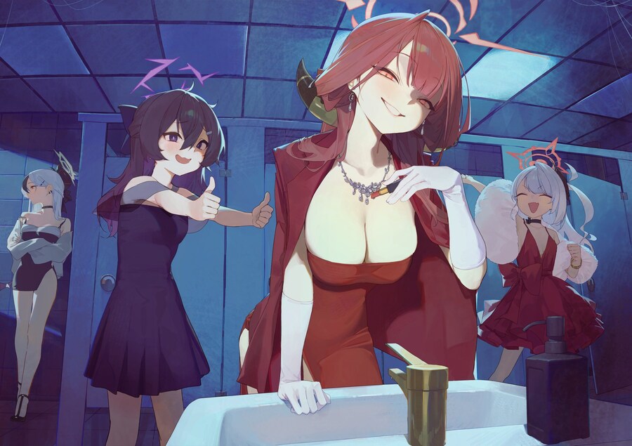 블루아카) 드레스 갈아입은 흥신소.jpg_1.jpg