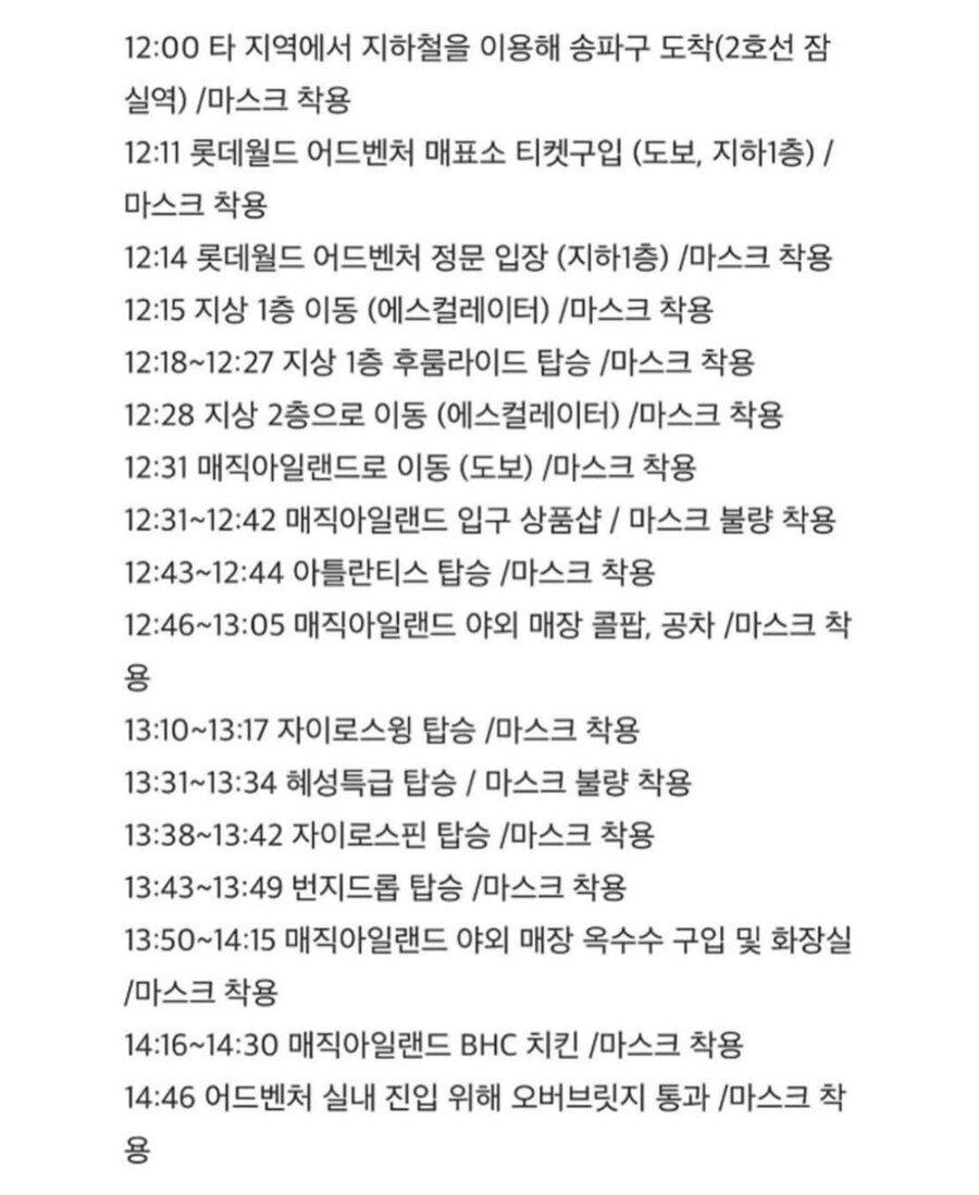 코로나 당시 미쳐버린 롯데월드 이동동선 .jpg_1.jpg
