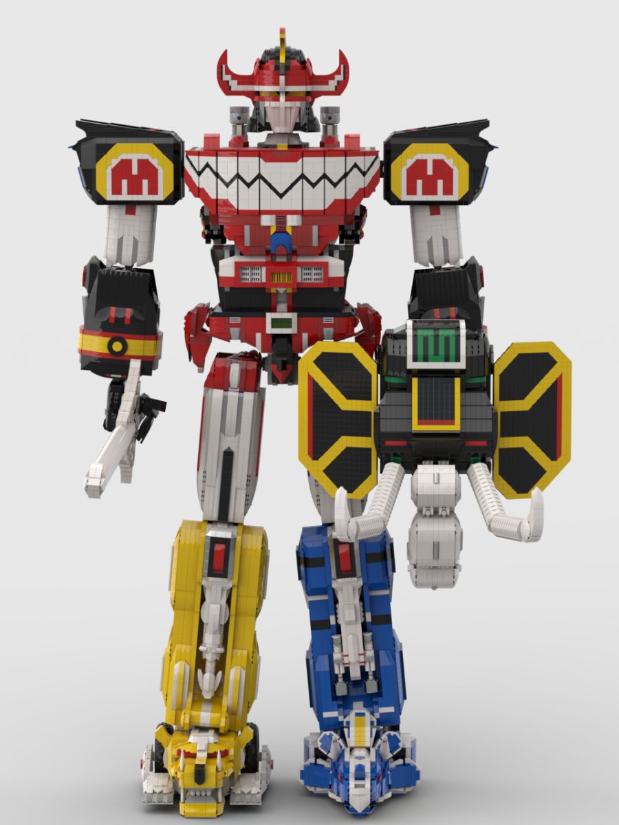 레고로 만든 무적! 파워레인져의 대수신(大獣神) - Megazord 최종완성_1.png