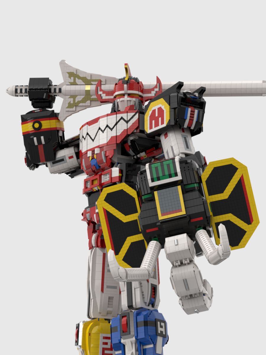 레고로 만든 무적! 파워레인져의 대수신(大獣神) - Megazord 최종완성_5.png