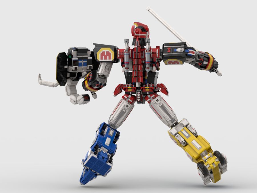 레고로 만든 무적! 파워레인져의 대수신(大獣神) - Megazord 최종완성_15.png