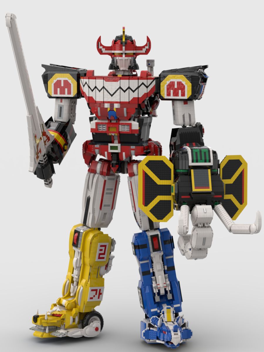 레고로 만든 무적! 파워레인져의 대수신(大獣神) - Megazord 최종완성_19.png