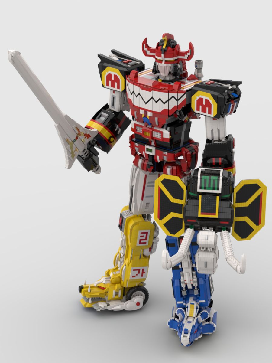 레고로 만든 무적! 파워레인져의 대수신(大獣神) - Megazord 최종완성_20.png