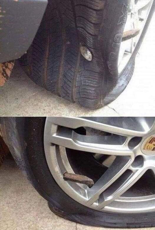 "타이어에 못이 박혔어요"라며 카센터 찾아온 사람_1.jpg