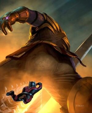[MCU]타노스를 향해서 돌진하는 앤트맨_1.jpg