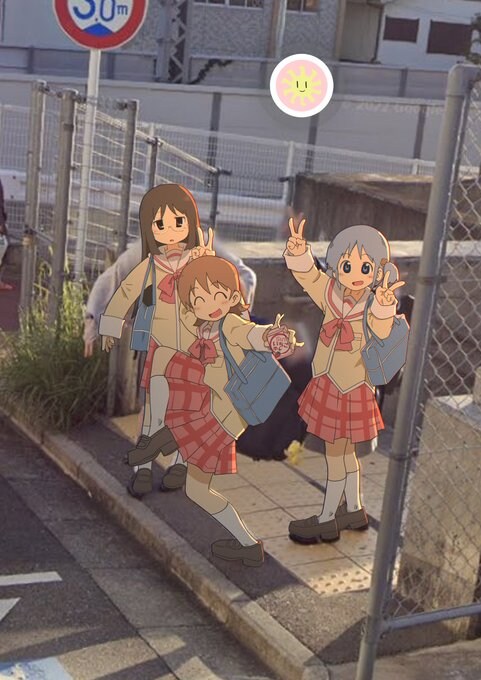 스트리뷰에 포즈 취하는 여고생_8.jpg