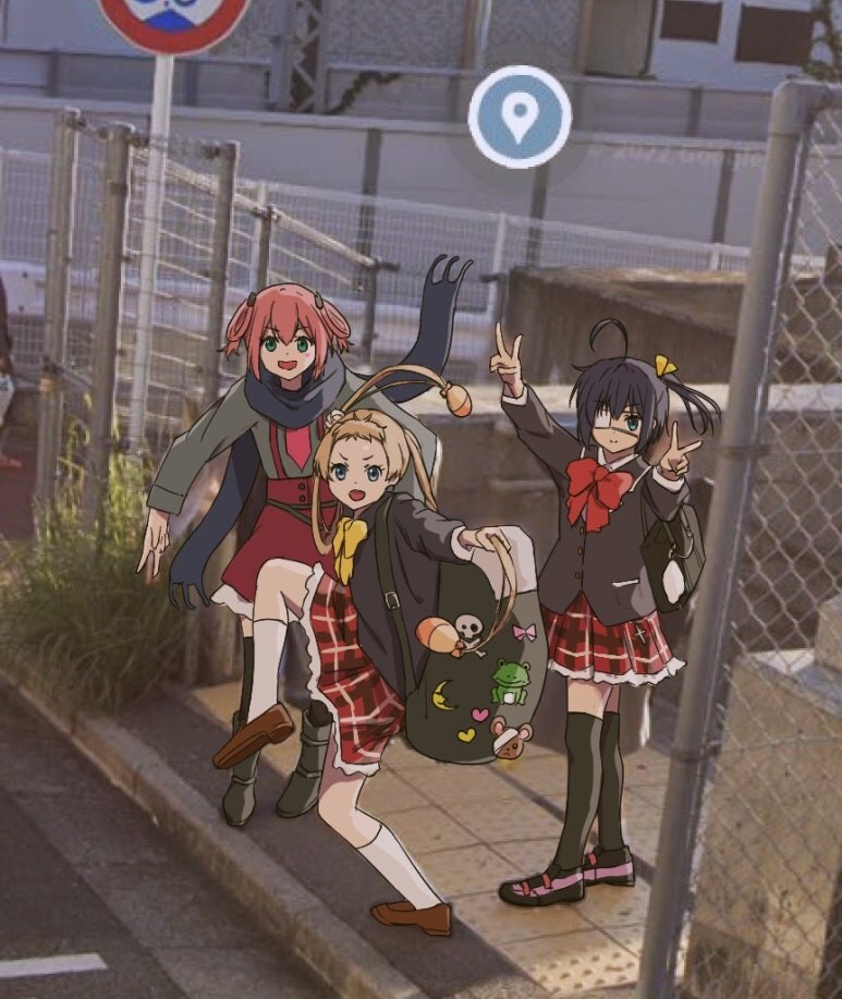 스트리뷰에 포즈 취하는 여고생_14.jpg