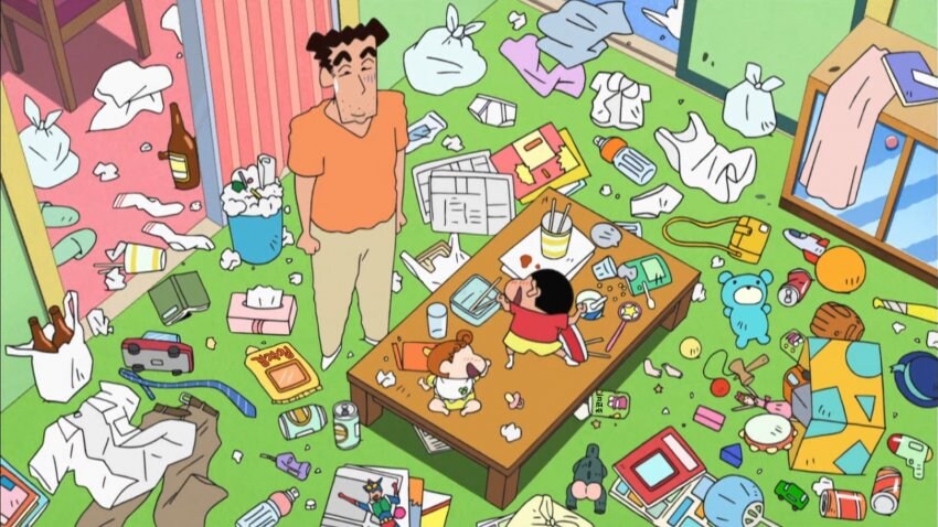 짱구) 봉미선이 집 비웠을 때 집안 상태.jpg_8.jpg