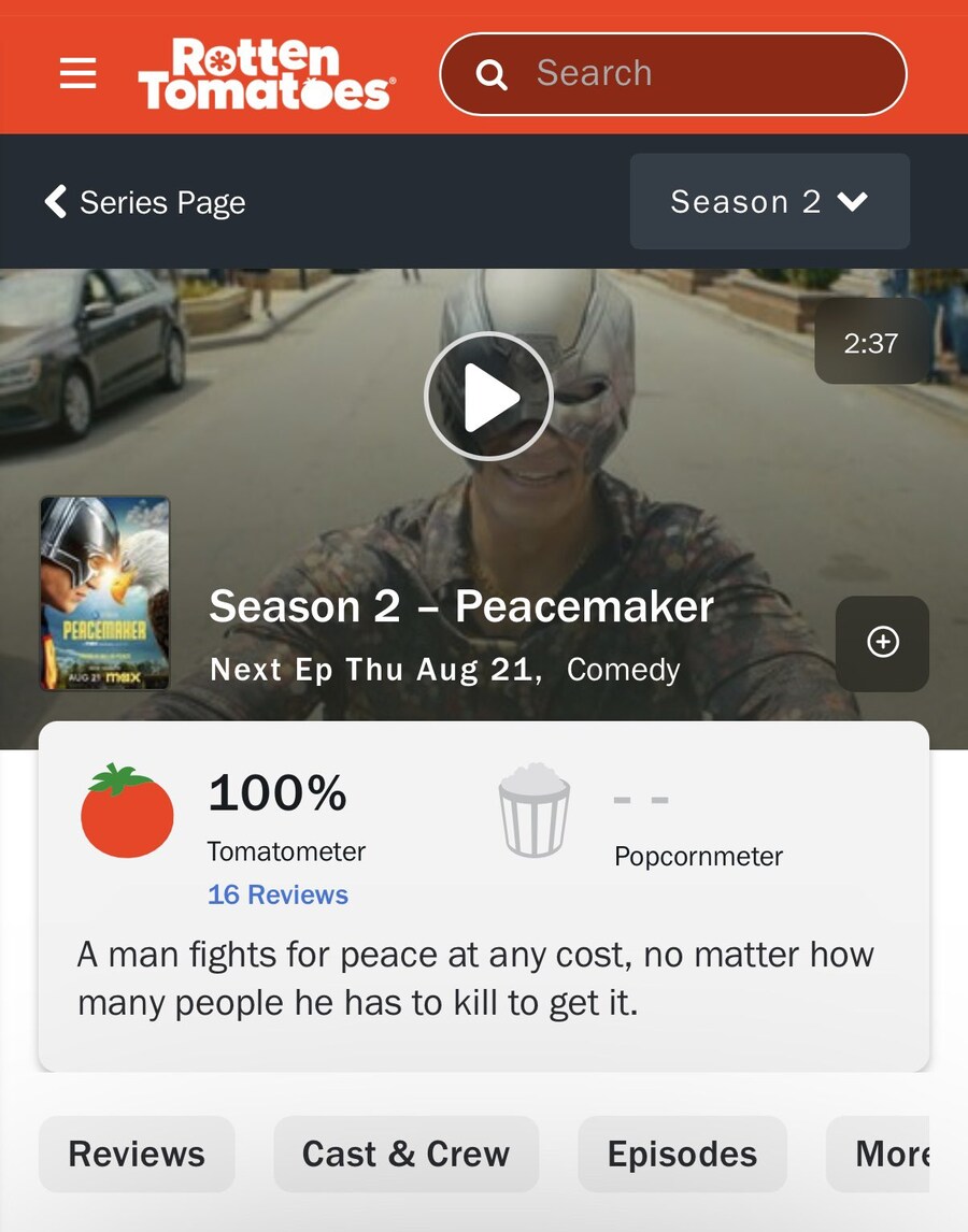 '피스메이커' 시즌2 로튼토마토 신선도 지수 공개_1.jpg