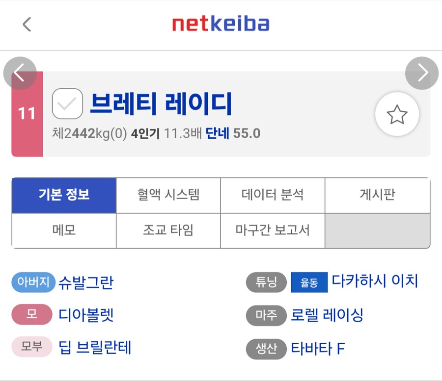 경마, 말딸)이번주 데뷔한 봇치 2세 산구들 혈통표인데..._1.png