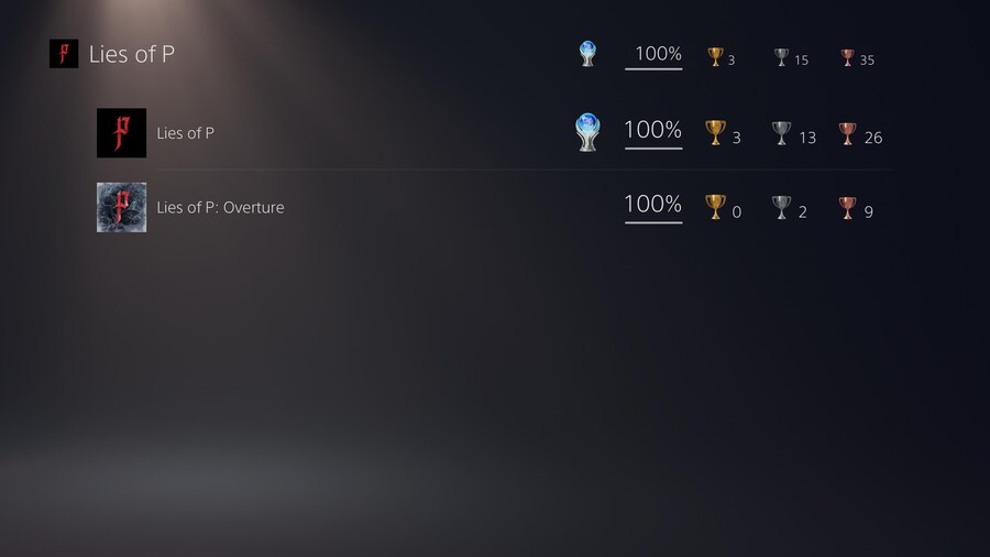 P의 거짓 본편 플래티넘에 이어 DLC 100% 달성했습니다._1.jpg