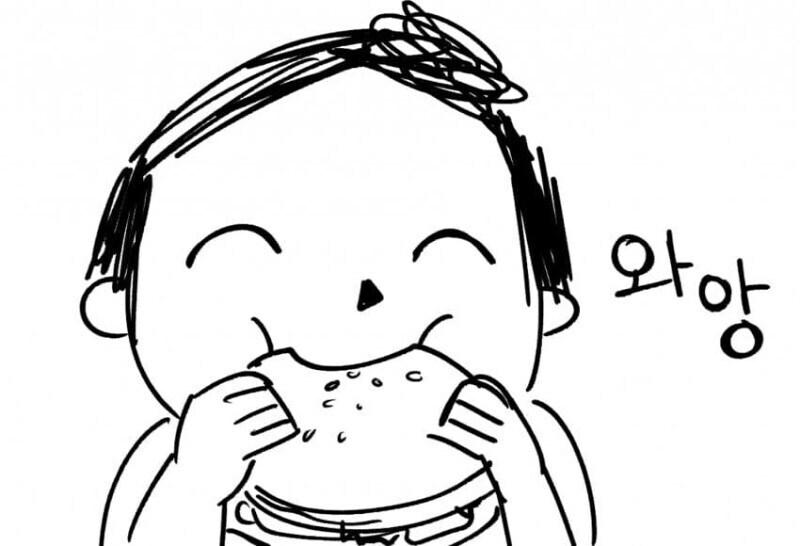 블루아카) 버거 훔쳐먹는 히요리 만화.manhwa_4.jpg