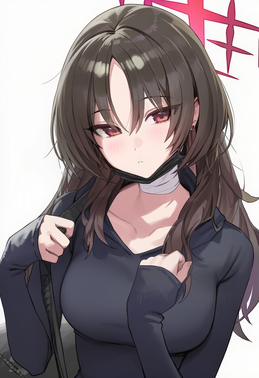 블루아카) 머리 긴 미사키