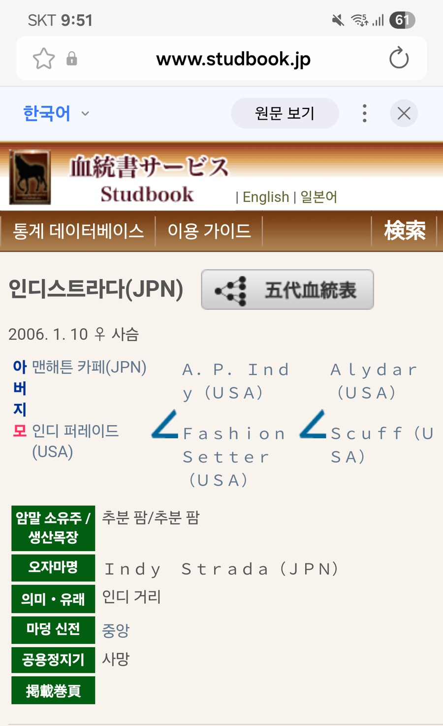 경마, 말딸)슈발 올해 샤다이 쪽 암말 받았으려나?_1.png