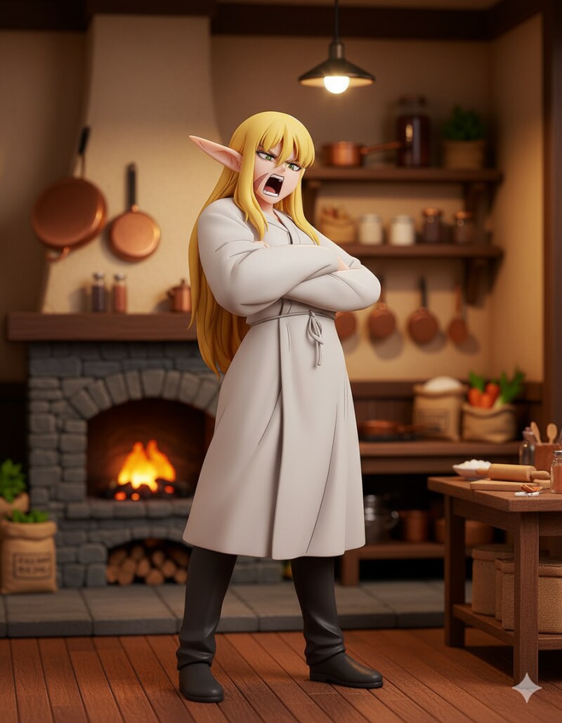Ai 써먹는 오크의 포로가 된 엘프 여사령관 작가 근황_2.png