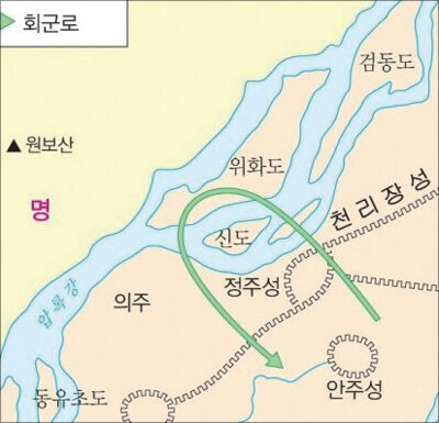 이성계가 위화도 회군 성공하고 나서 부른 노래는?
