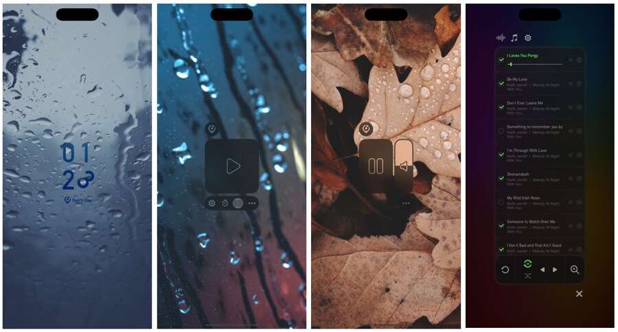 [1인개발] 화성여행 갈때 꼭 필요한 어플 ! 빗소리 어플 Somewhere_2.png