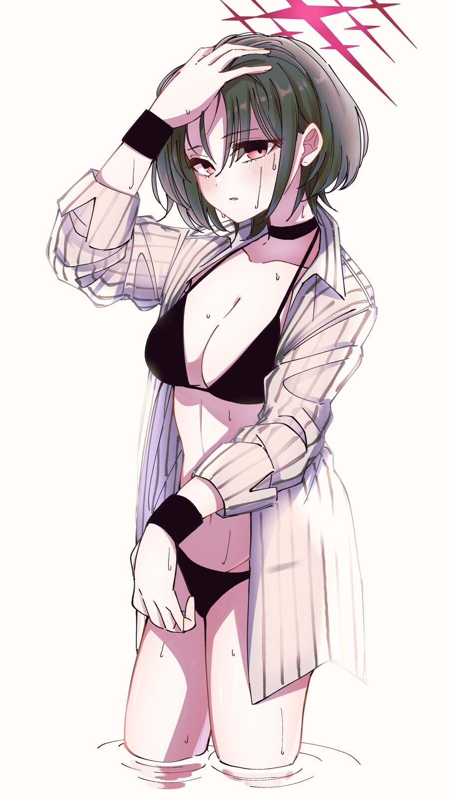 블루아카) 수영복 입은 미사키_1.jpg