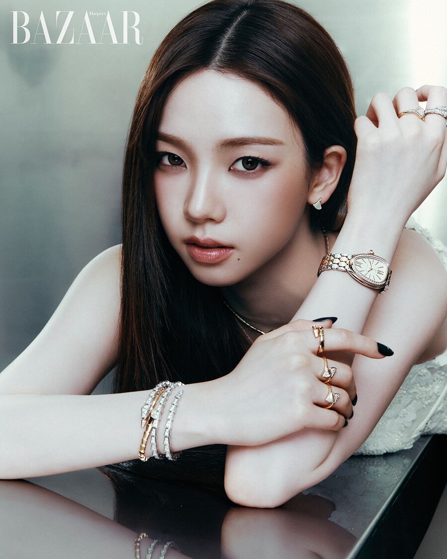[에스파] 카리나 하퍼스 바자 포토슛 비하인드⌚️주얼리 화보의 비법🪄_3.jpg