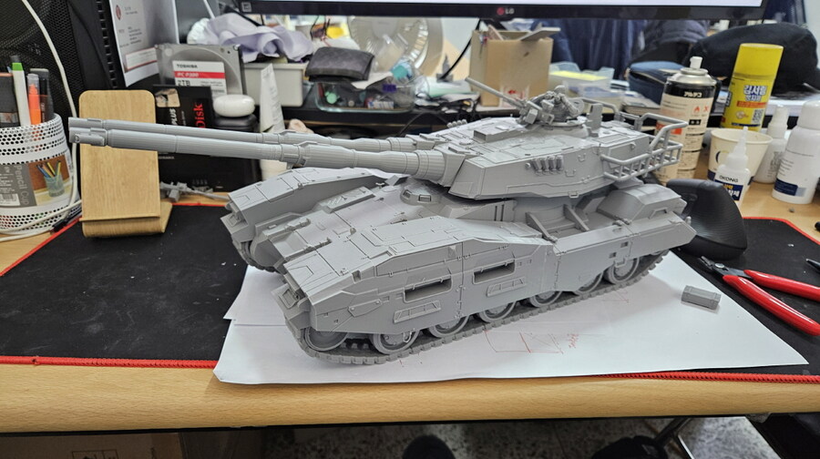 1/24 M61a5 지구연방군 61식전차. 3D출력-도색_14.jpg