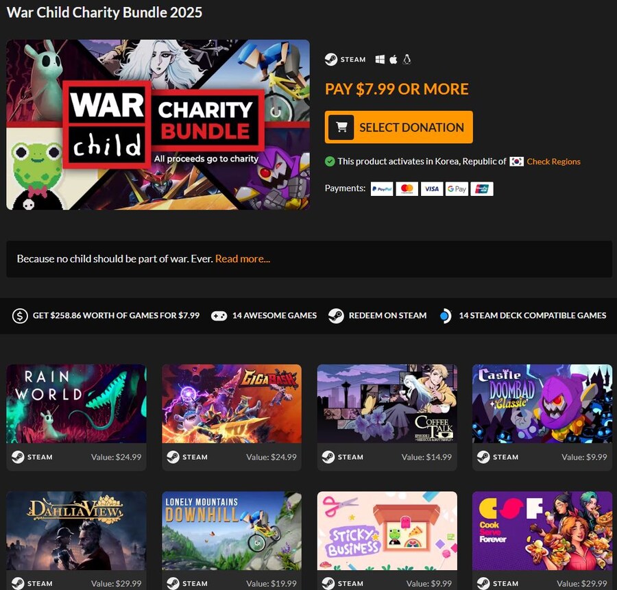 [파나티컬] 자선번들 - 레인월드,커피토크2 포함 14개 ($7.99)_1.jpg