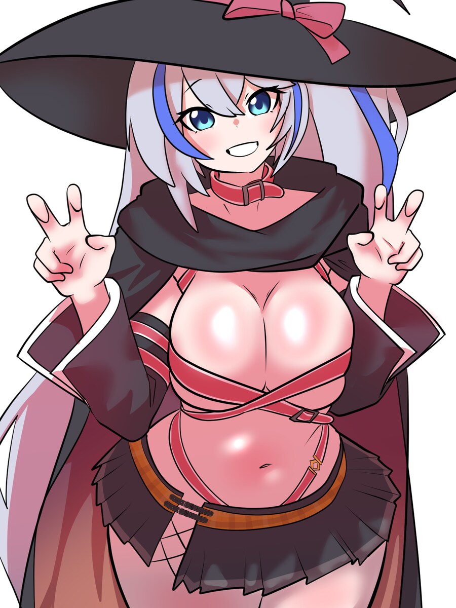 미루 이모가 비키니 마법사 복장 입은 짤!_1.png