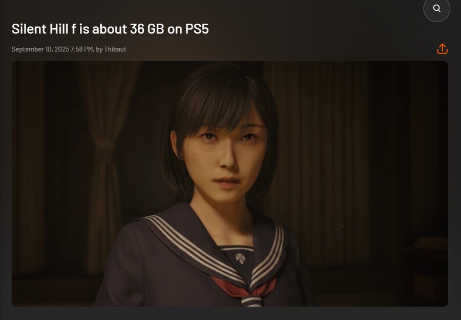 사힐런트 힐F PS5버젼 용량은 36기가_1.png