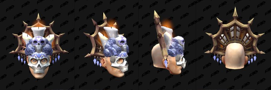 와우 11.2.5 신규 망자의 날 변신 - 꽃 왕관, 해골 헬멧_15.jpg