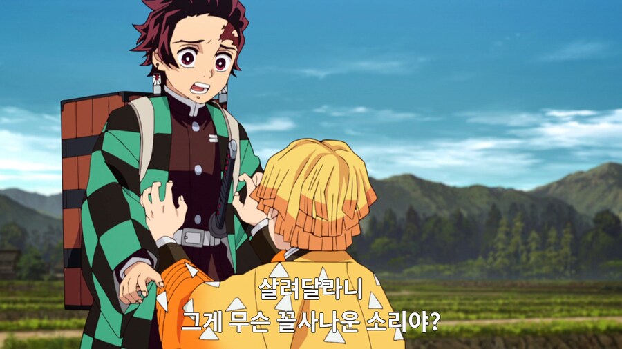 귀칼) 무한열차 무한성만 봤을땐 젠이츠 멋있어졌네 했었는데_22.png