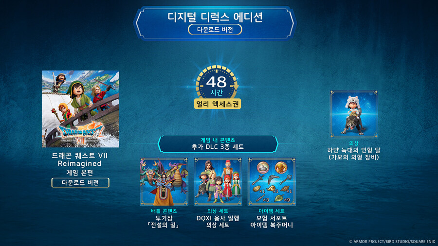 드래곤 퀘스트 VII Reimagined 개요, 한국어판 패키지, 프리미엄 에디션_10.jpg