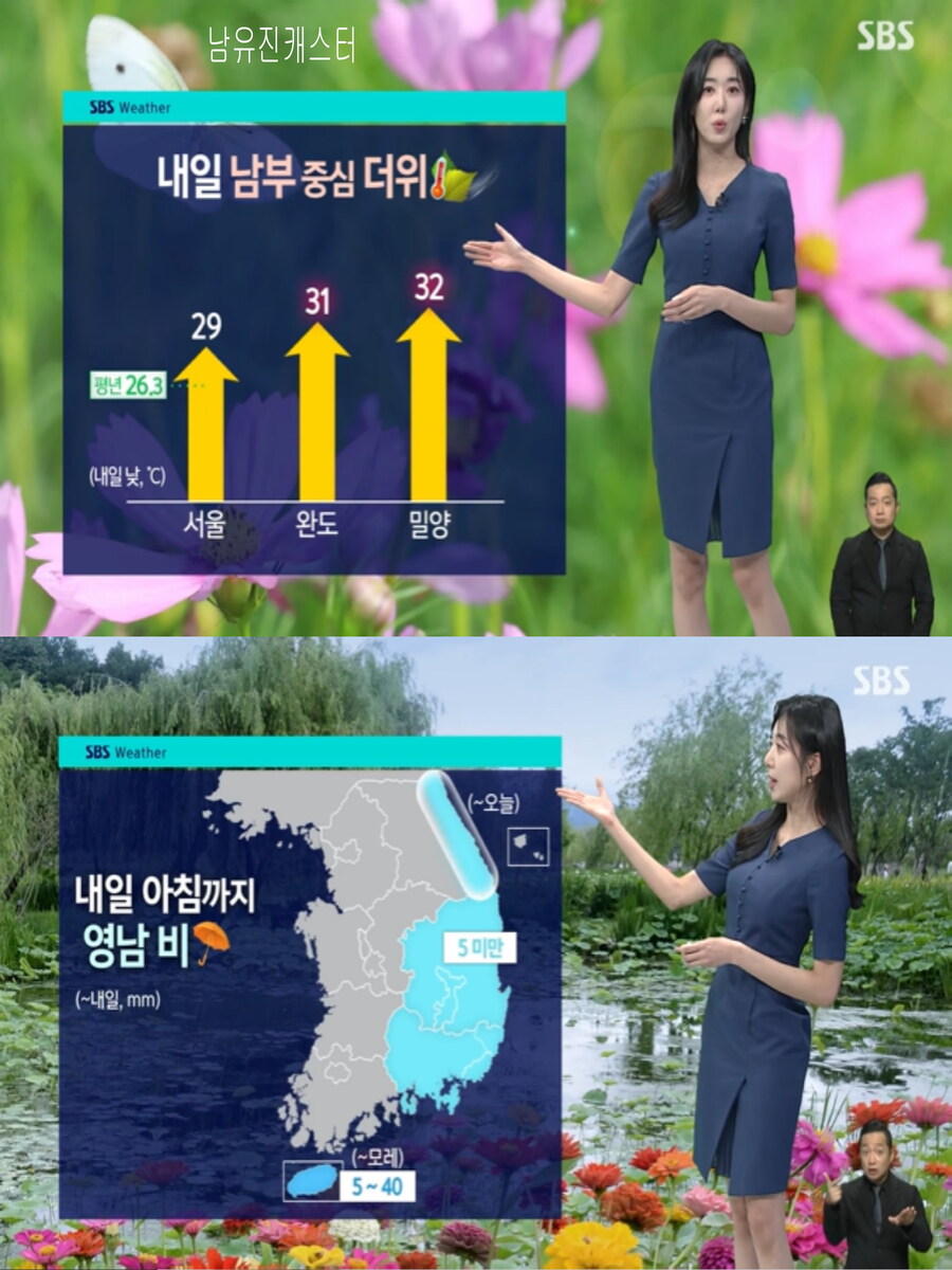 휴일, 다시 맑고 늦더위(남부 더위, 아침 영남 비)_7.jpg