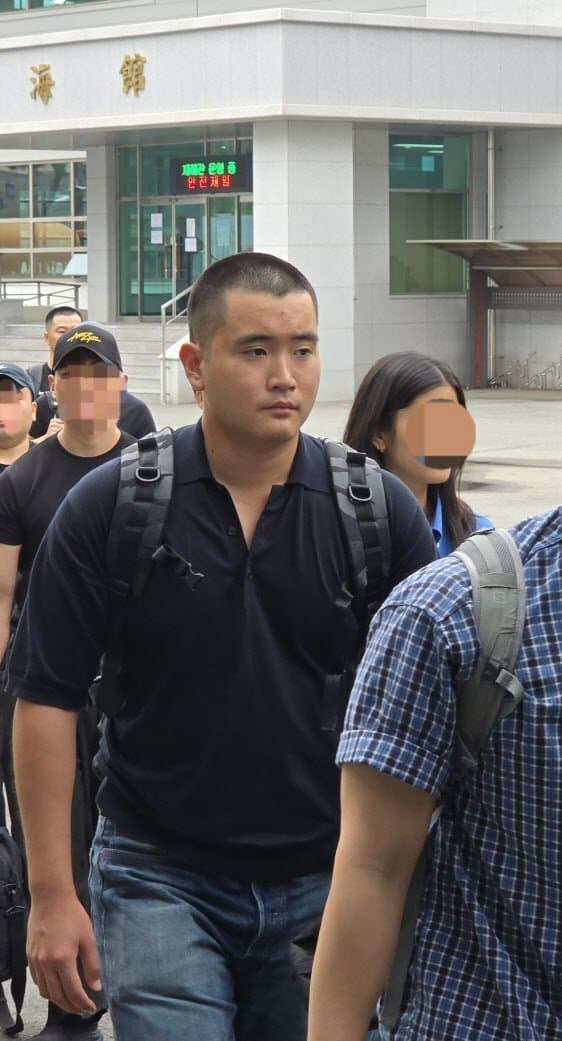 오늘자 이재용 아들 군 입대 현장