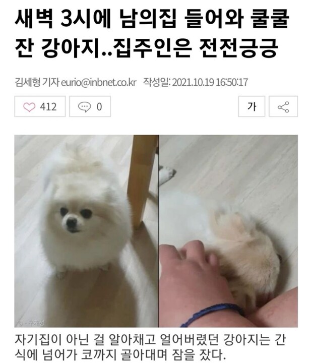 새벽 3시에 남의집 들어와 쿨쿨.. 집주인은 전전긍긍_1.png