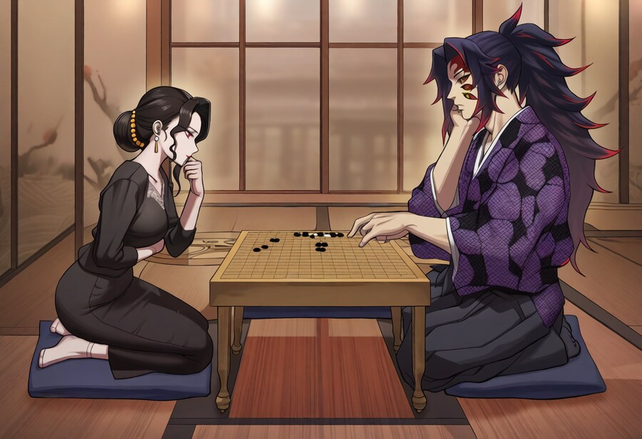 AI) 요리이치와 결혼한 귀멸의 칼날 보스 TS 무잔_7.png