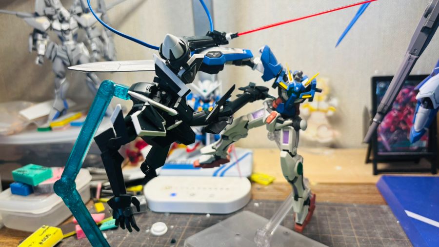HG 1/144 GN 플래그 가조립 + 변형 사진_14.jpg